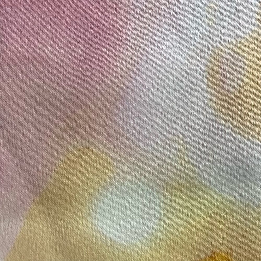 Marc New York Andrew Marc Satin Retro Print A-Line Maxi Skirt With Front Slit - Picture 9 of 10